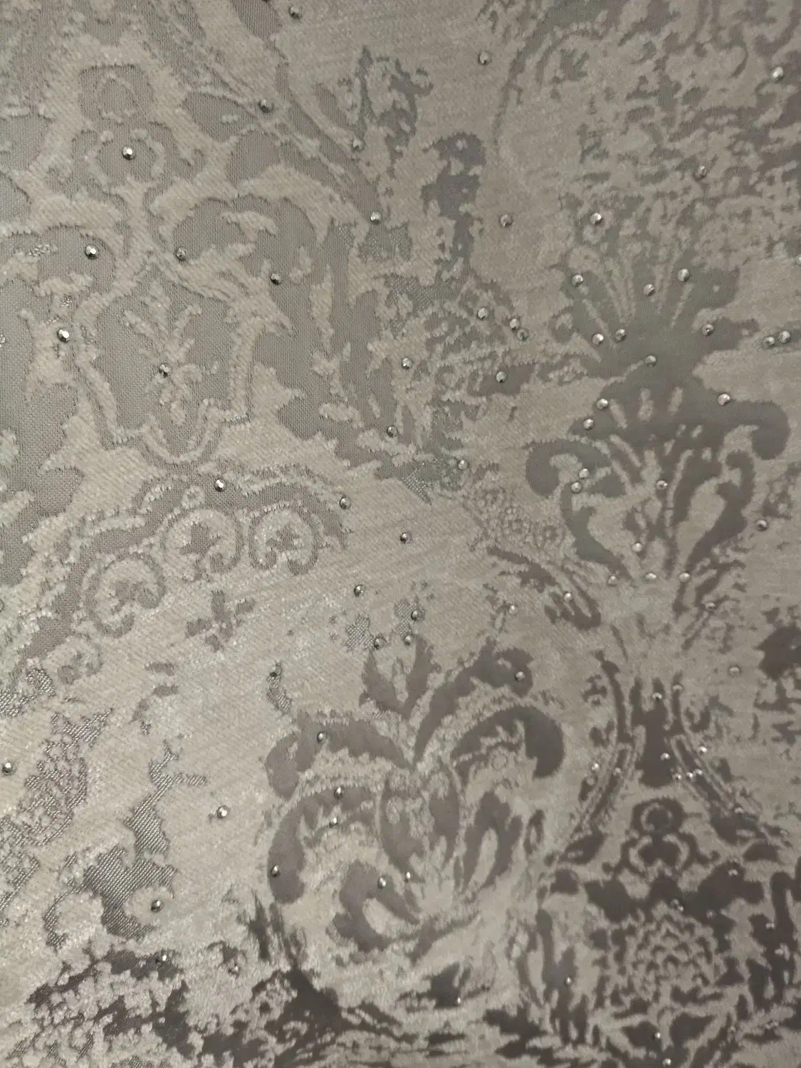 دوعدد کتیبه مخمل طوسی رنگ|پرده، رانر، رومیزی|ری, فیروزآبادی|دیوار