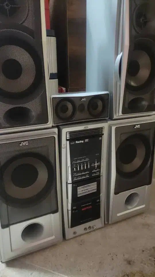 ضبط 12000 وات JVC|سیستم صوتی خانگی|کاشان, دانش|دیوار