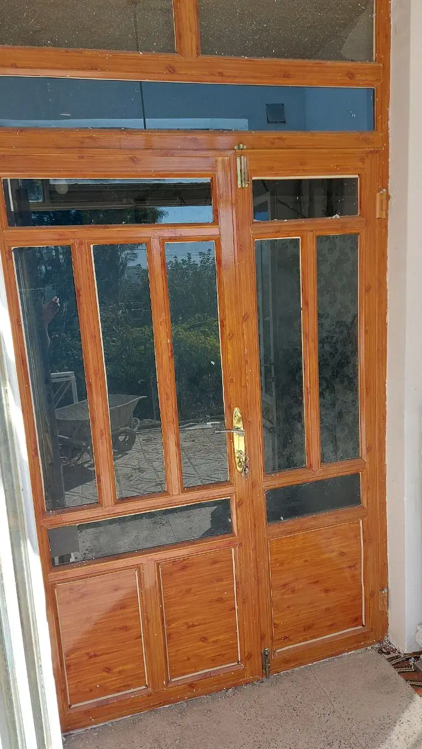 درب ورودی پذیرایی آلومینیومی|مصالح و تجهیزات ساختمان|حمیل, |دیوار