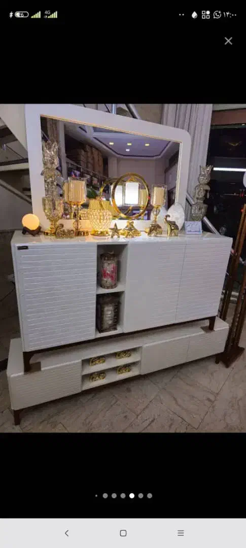 ست آینه کنسول و میز تلوزیون اطلس شرایطی|بوفه، ویترین، کنسول|تبریز, |دیوار