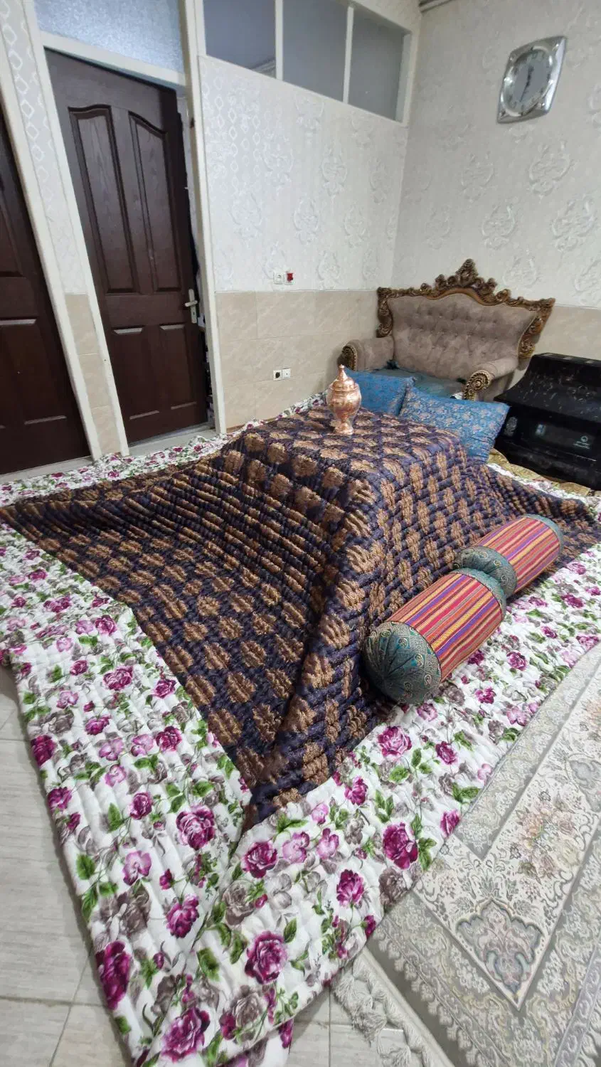 لحاف دوزی احمدلو|رختخواب، بالش، پتو|اراک, |دیوار