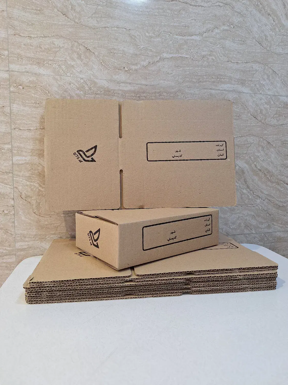 کارتن و جعبه پستی و بسته بندی|عمده‌فروشی|رشت, دیانتی|دیوار