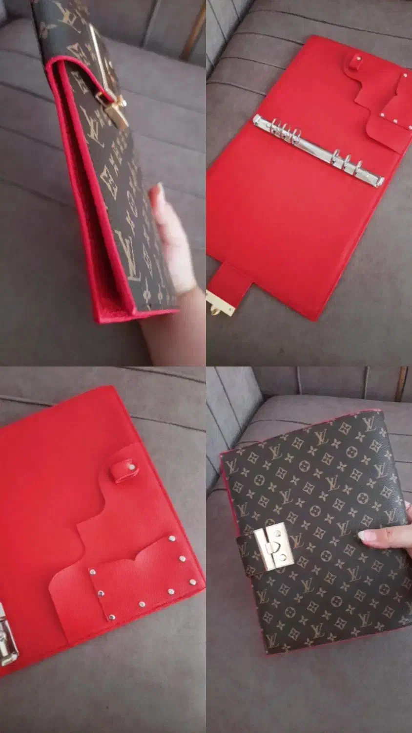 دوخت انواع کیف جامدادی کلاسورچرمی سفارشی|کیف، کفش، کمربند|رشت, جانبازان|دیوار