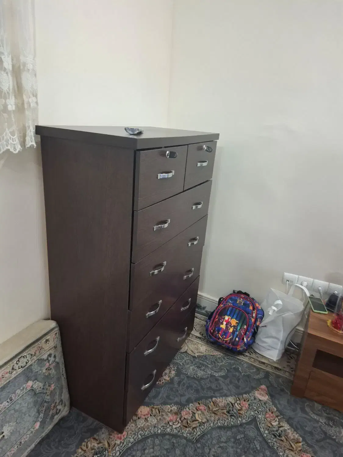 دراور ۷ کشو|جاکفشی، کمد، دراور|قدس, شهر‌قدس|دیوار