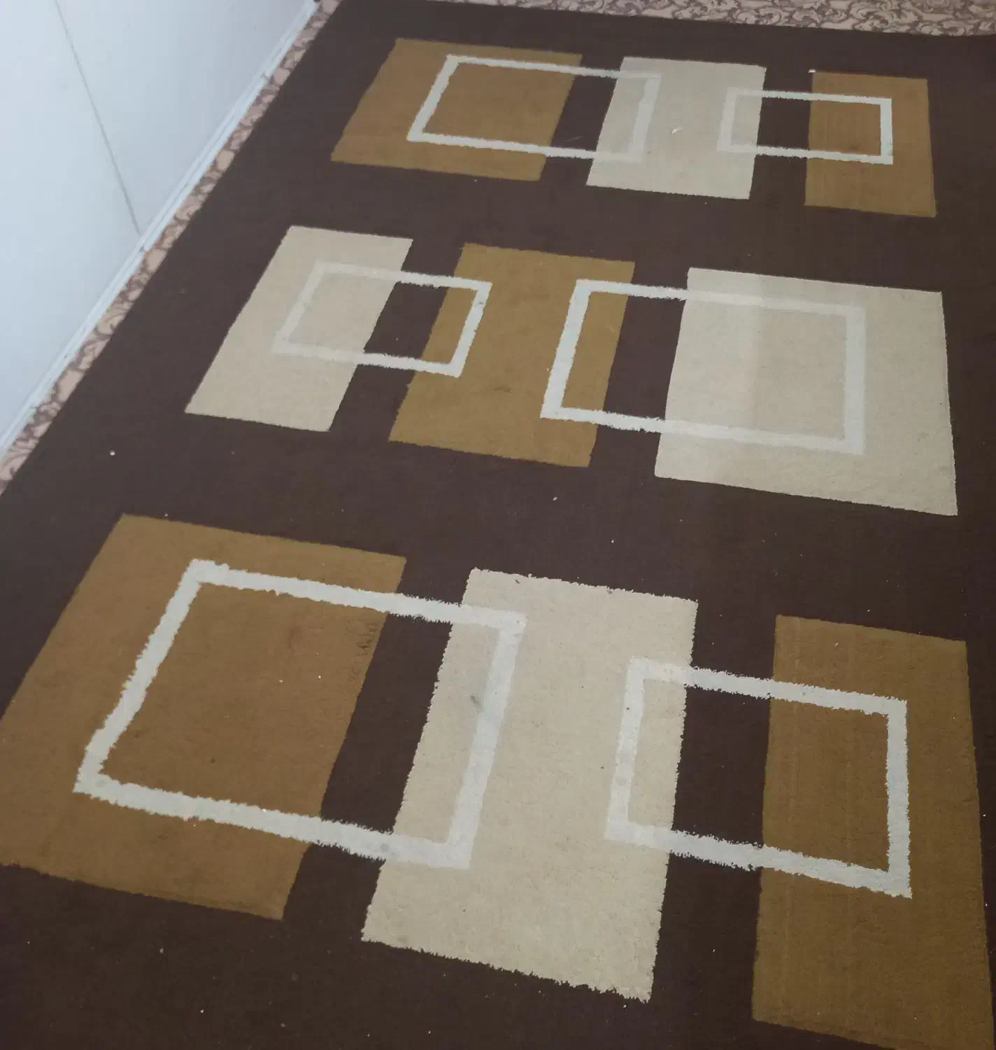 فرش ۴متری|فرش|باغستان, |دیوار