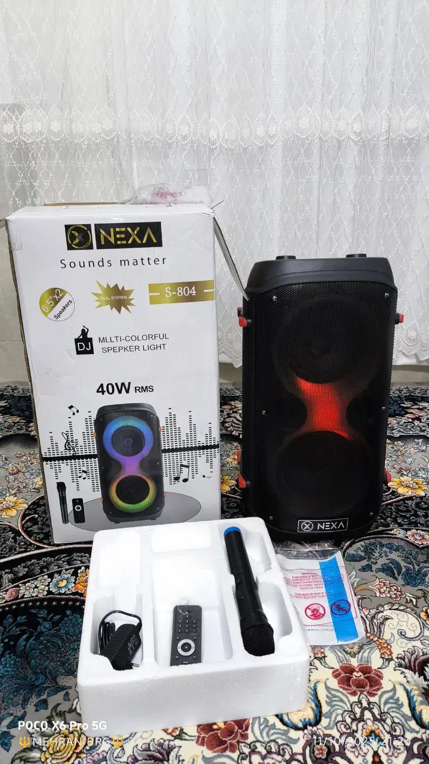 اسپیکر نکسا وارداتی بلوتوثی|پخشکننده همراه|سبزوار, توحیدشهر|دیوار