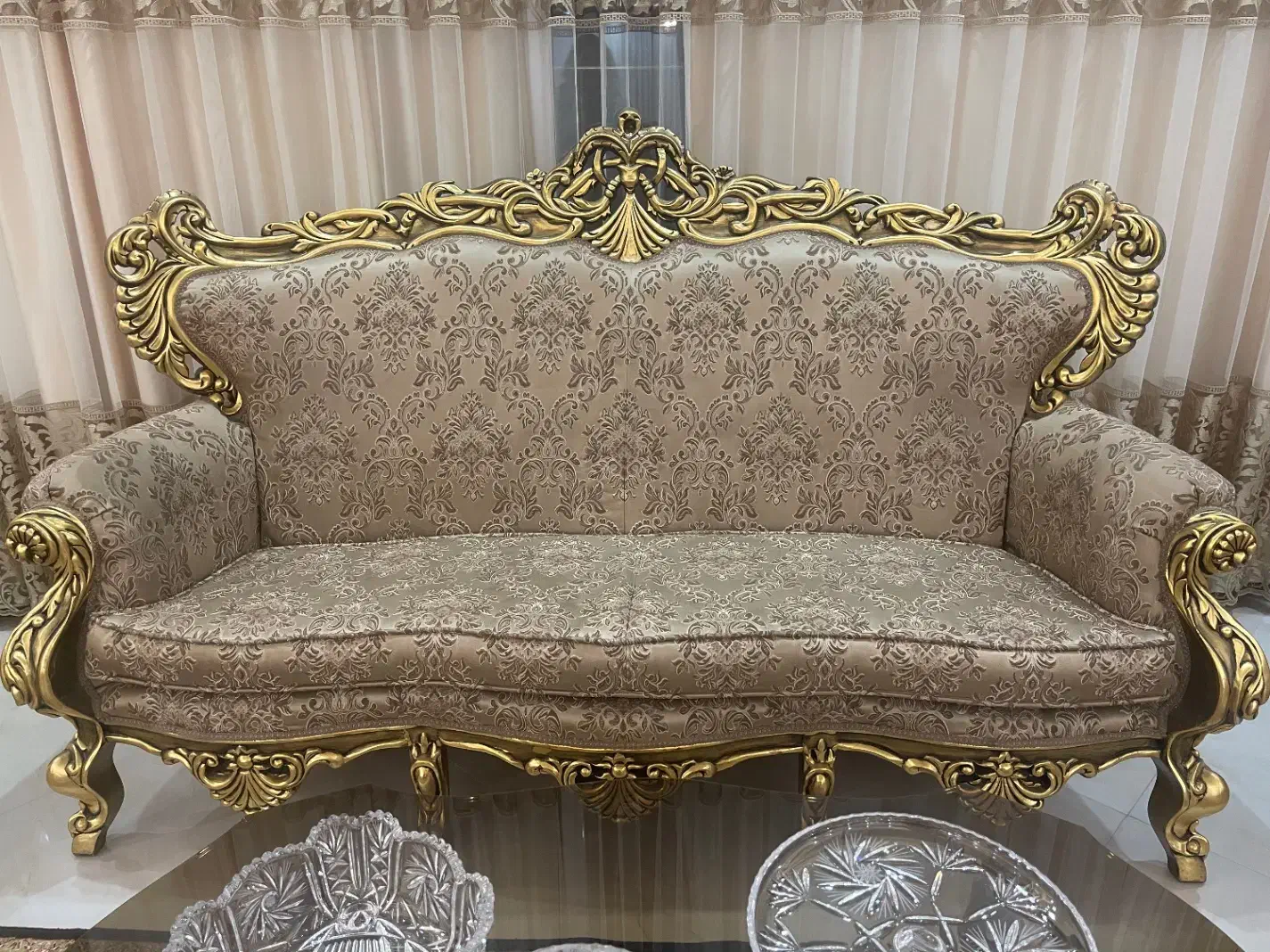 مبلمان سلطنتی ورق طلا|مبلمان خانگی و میز عسلی|پردیس, فاز ۴|دیوار