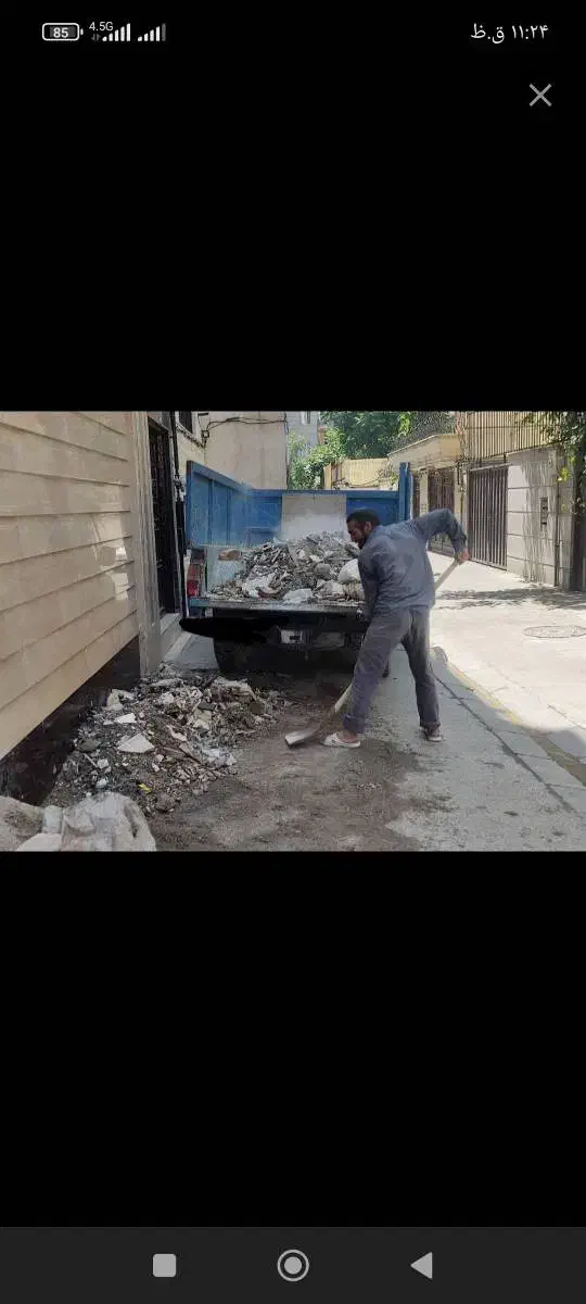 حمل نخاله ومصالح ساختمان با نیسان خاوراجاره بابکت|خدمات حمل و نقل|تهران, سهروردی|دیوار