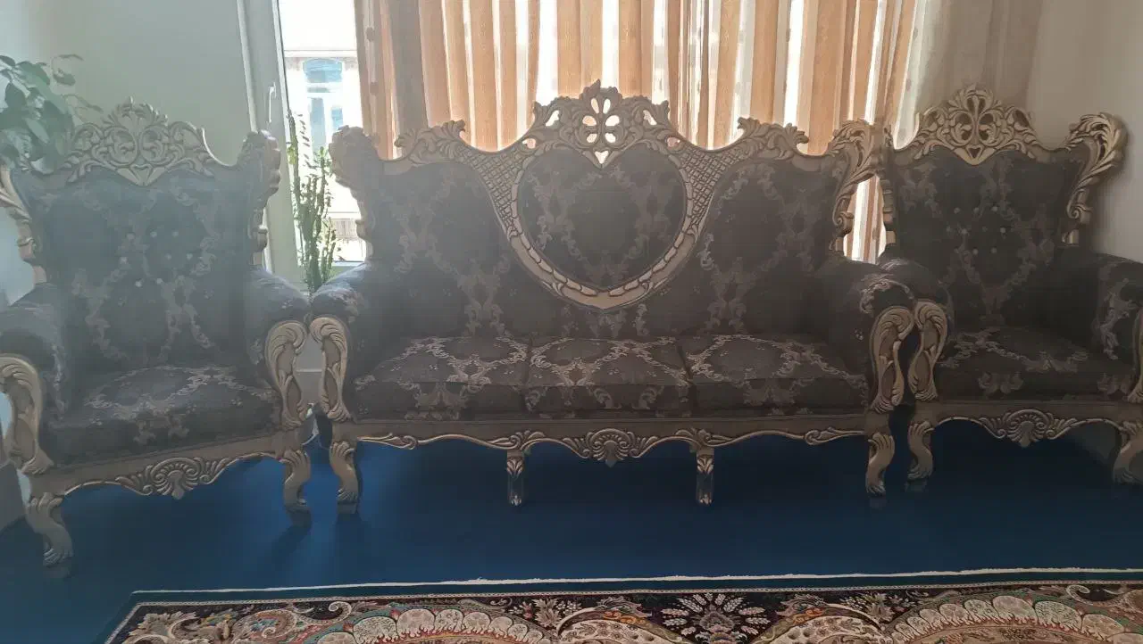 مبل سلطنتی|مبلمان خانگی و میز عسلی|روانسر, |دیوار