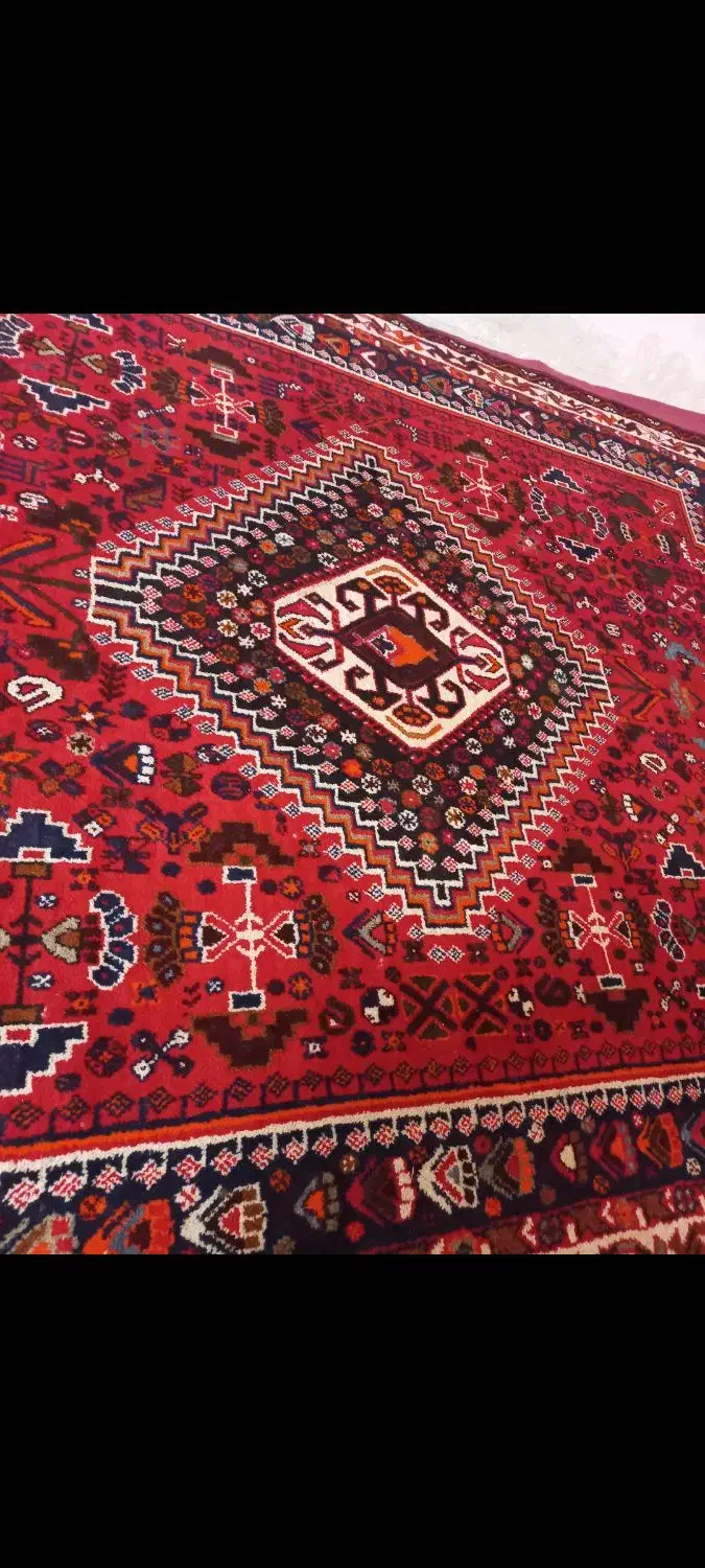 قالی ترکی دستباف|فرش|کازرون, |دیوار