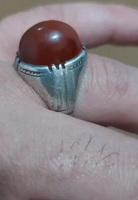 سرخ کبدی یمنی کهنه و رکاب دستساز فابریک|جواهرات|اهواز, کمپلو شمالی|دیوار