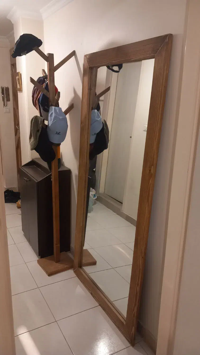 ست اینه قدی و جالباسی|آینه|مشکیندشت, |دیوار