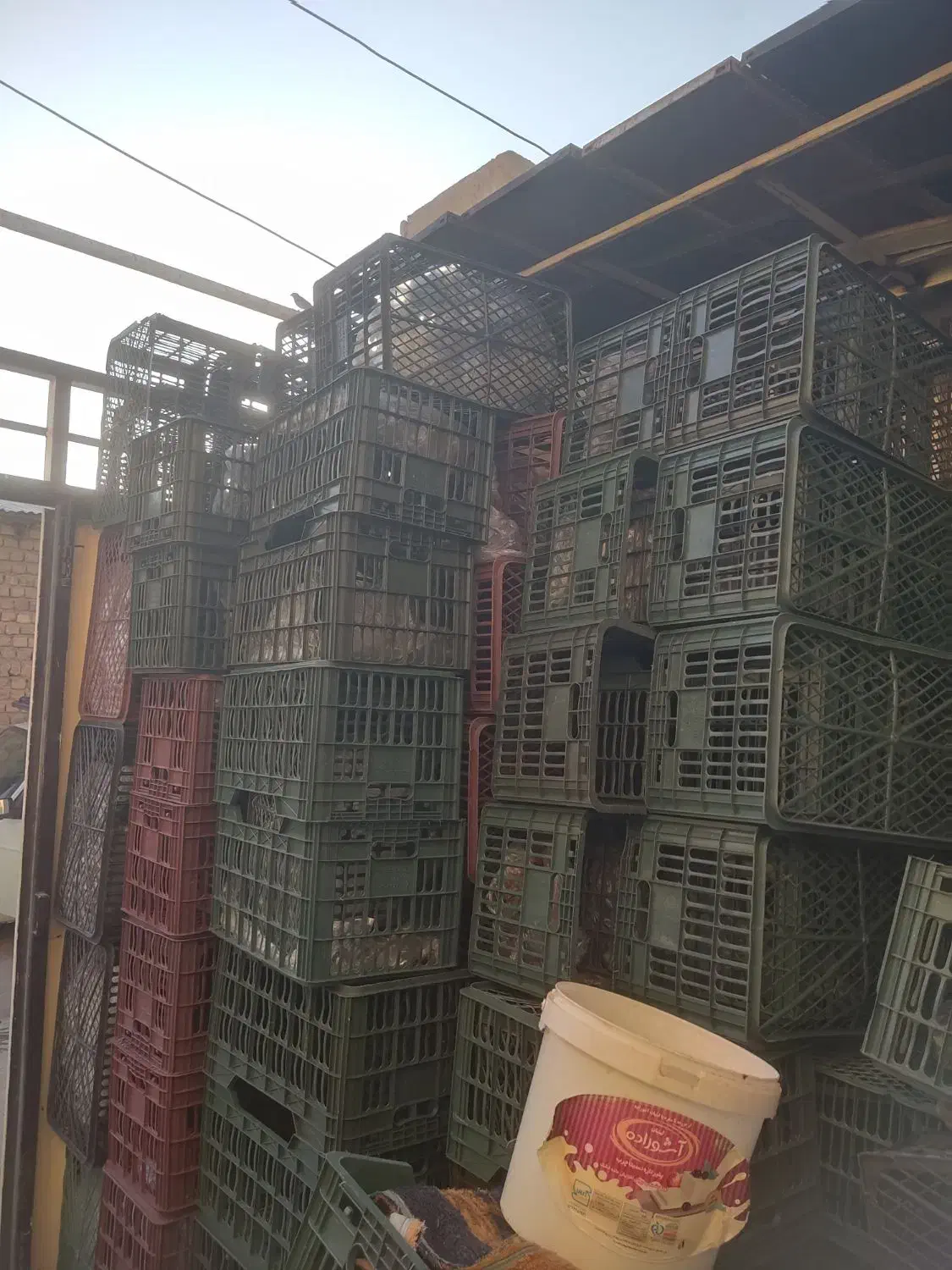 سبد بزرگ موز.مناسب انار|ظروف نگهدارنده، پلاستیکی، یک‌بارمصرف|ساوه, |دیوار