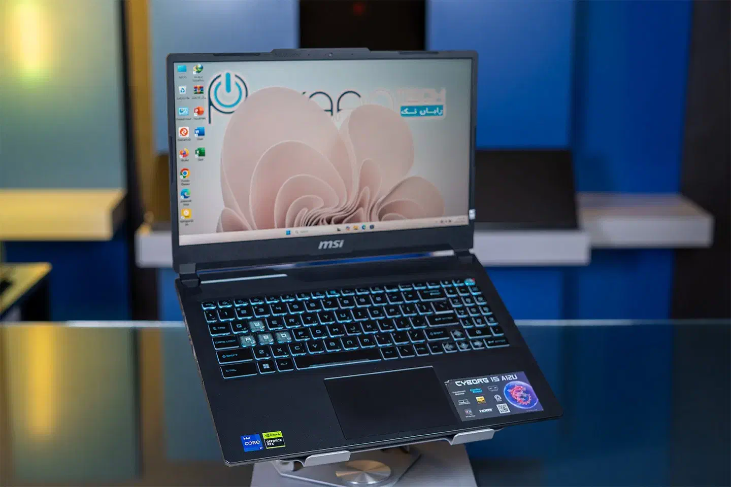 لپ تاپ گیمینگ MSI CYBORG 15 سرعت و قدرت با نسل ۱۲|رایانه همراه|یزد, |دیوار