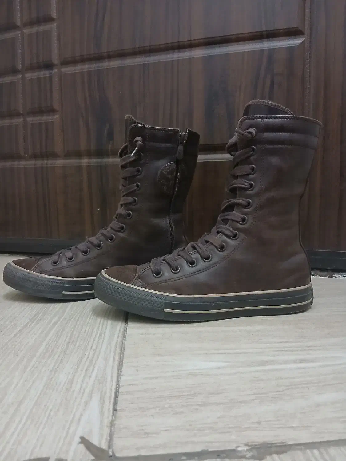 بوت آل استار زنانه چرم اصل سایز ۳۹ و ۴۰|کیف، کفش، کمربند|الوند, |دیوار