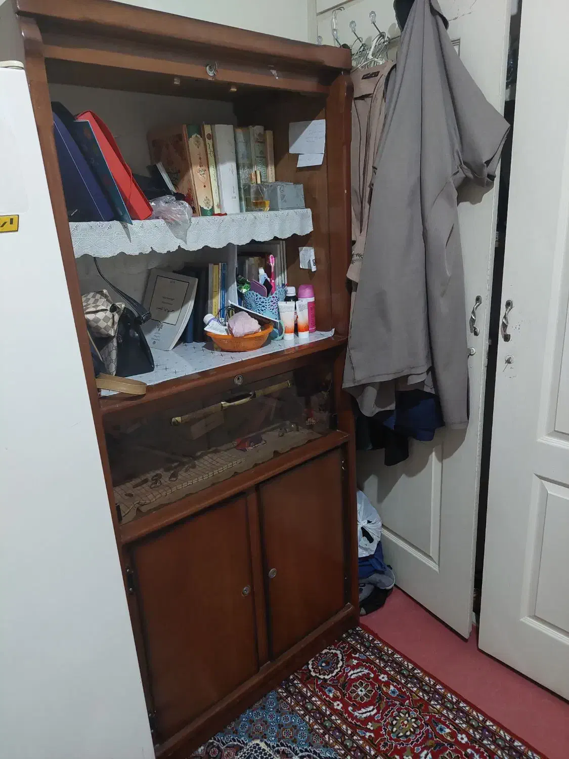 کمد و کتابخانه|کتابخانه، شلف، قفسه‌های دیواری|نسیم‌شهر, |دیوار