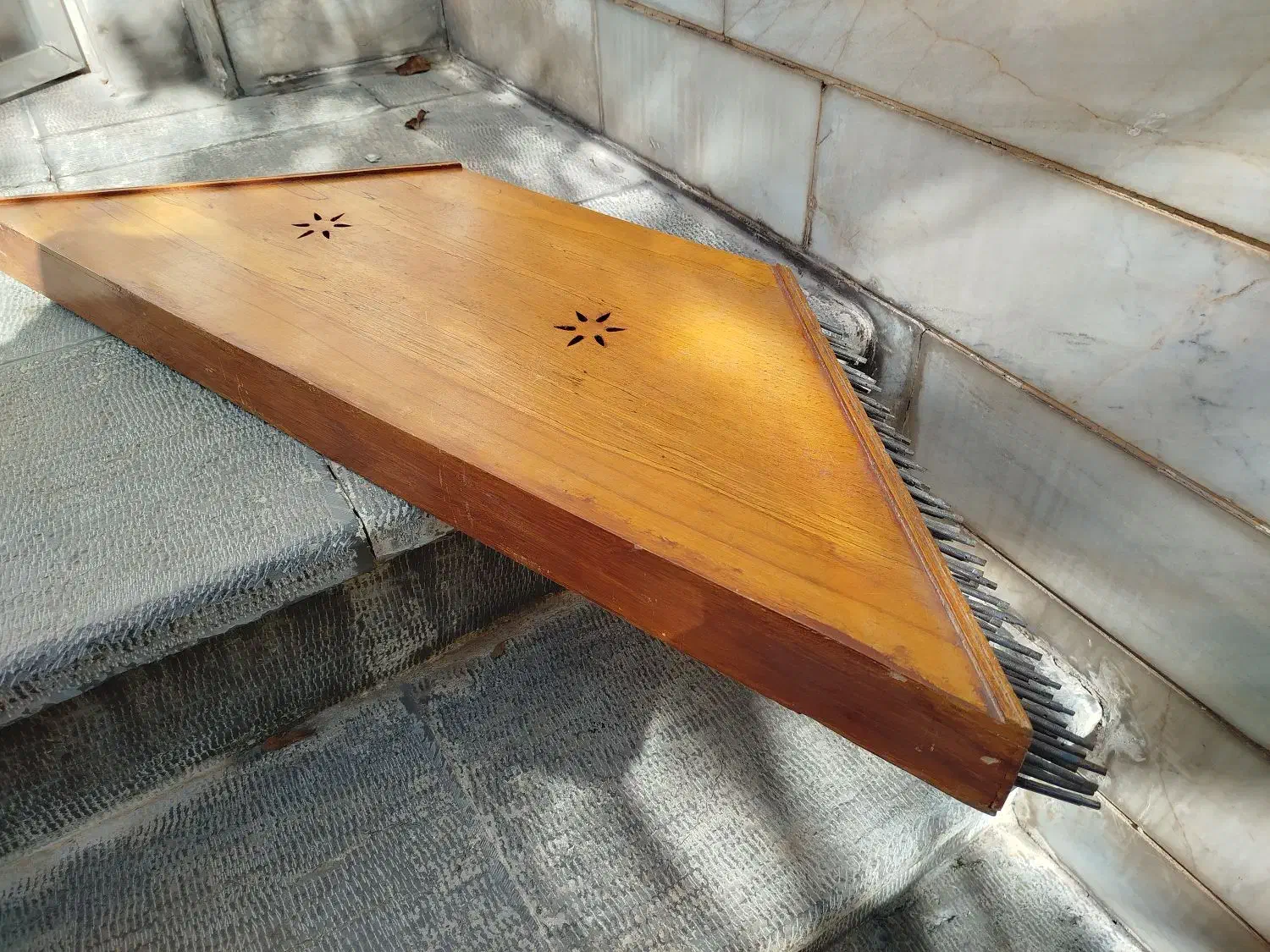 سنتور خام قدیمی بدون سیم|سازهای سنتی|اردبیل, |دیوار