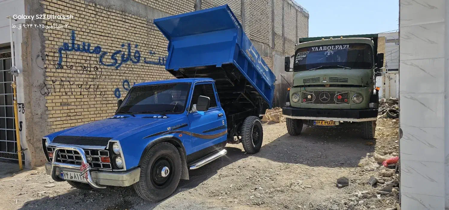 نیسان کمپرسی تخریب ماسه شن سیمان بیل|خدمات حمل و نقل|بهبهان, |دیوار