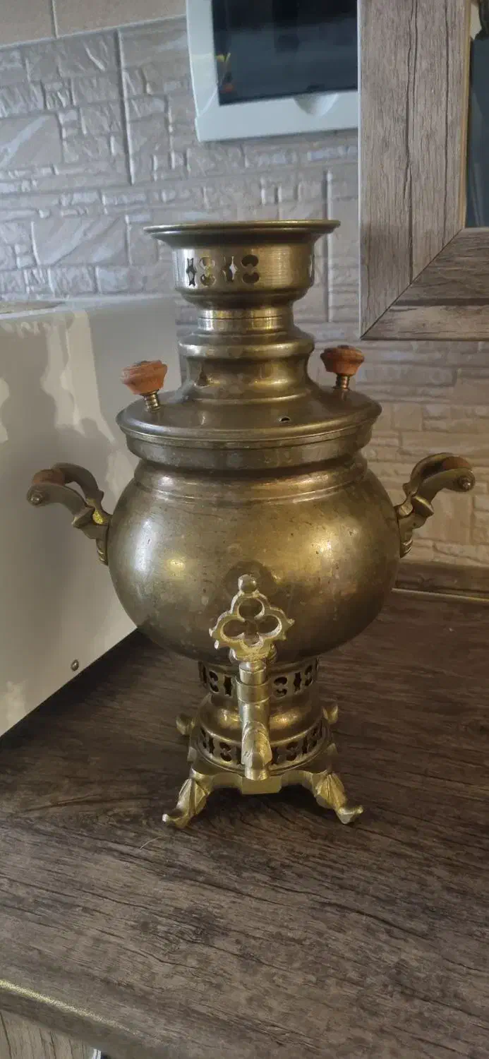 سماور برنج|کلکسیون اشیاء عتیقه|تهران, ائمه اطهار|دیوار