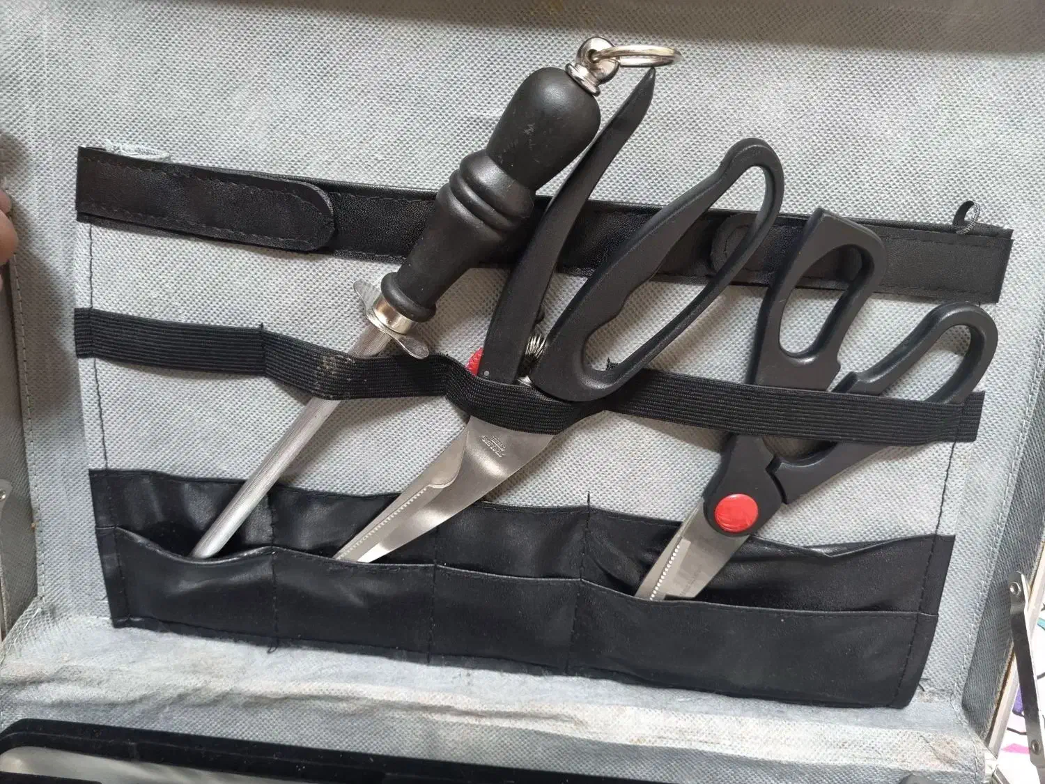 سرویس چاقو و قیچی المانی با جعبه|ظروف پختوپز|اصفهان, کشاورزی|دیوار