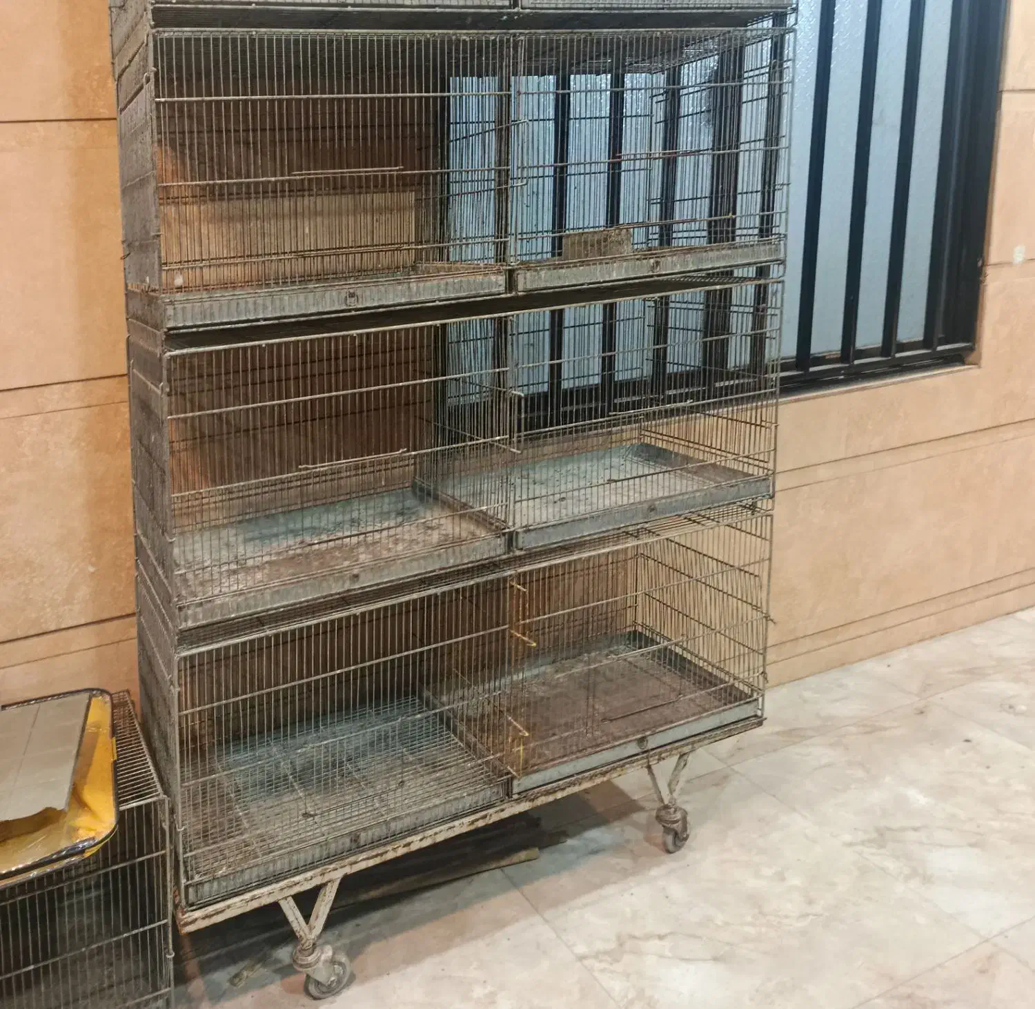 قفس ۶خان غلامی با پایه درجه یک .فوری|لوازم جانبی حیوانات|بابل, |دیوار