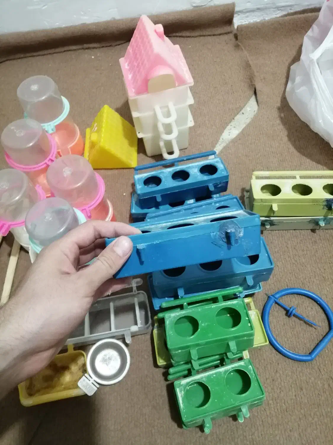 جادونی جاآبی نی لونه فنچ مرغ عشق فنچ سهره|لوازم جانبی حیوانات|قدس, شهر‌قدس|دیوار