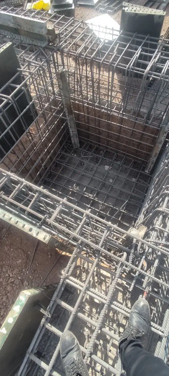 ارماتور بندی و پیمانکاری مشارکت در ساخت|خدمات پیشه و مهارت|پرند, فاز ۵|دیوار