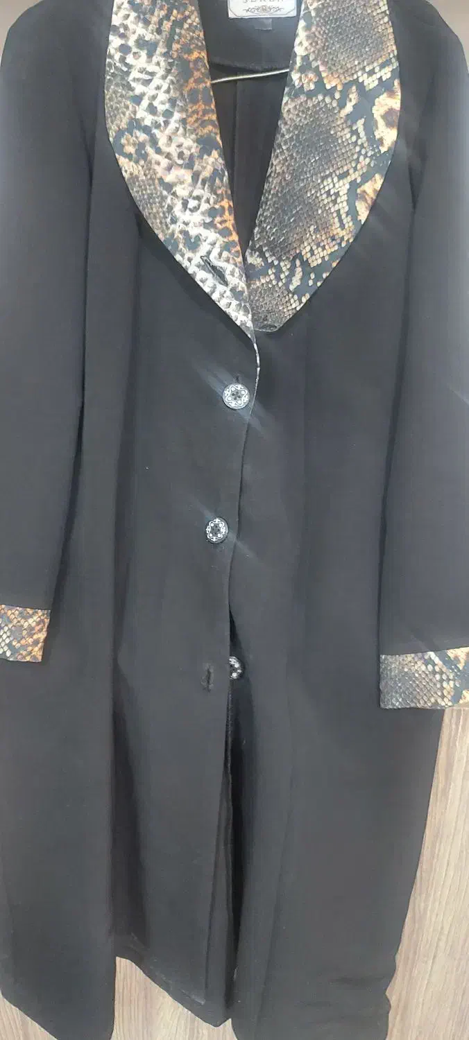 مانتو مشکی سایز ۴۴ و۴۶|لباس|بیرجند, |دیوار