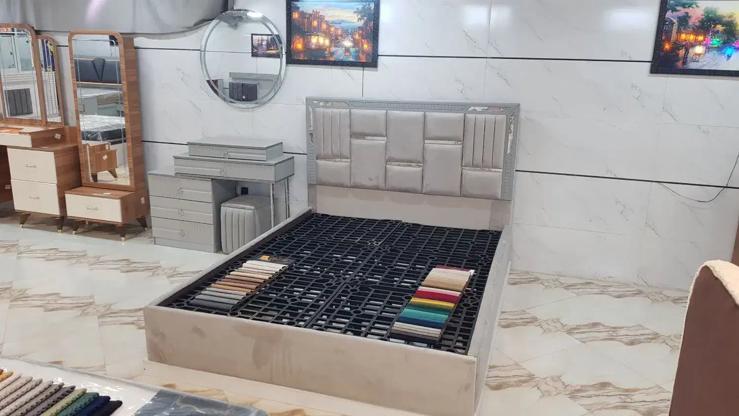 سرویسخواب هایMDF را در سالن کارخانه بازدید کن|تخت و سرویس خواب|اصفهان, قهجاورستان|دیوار