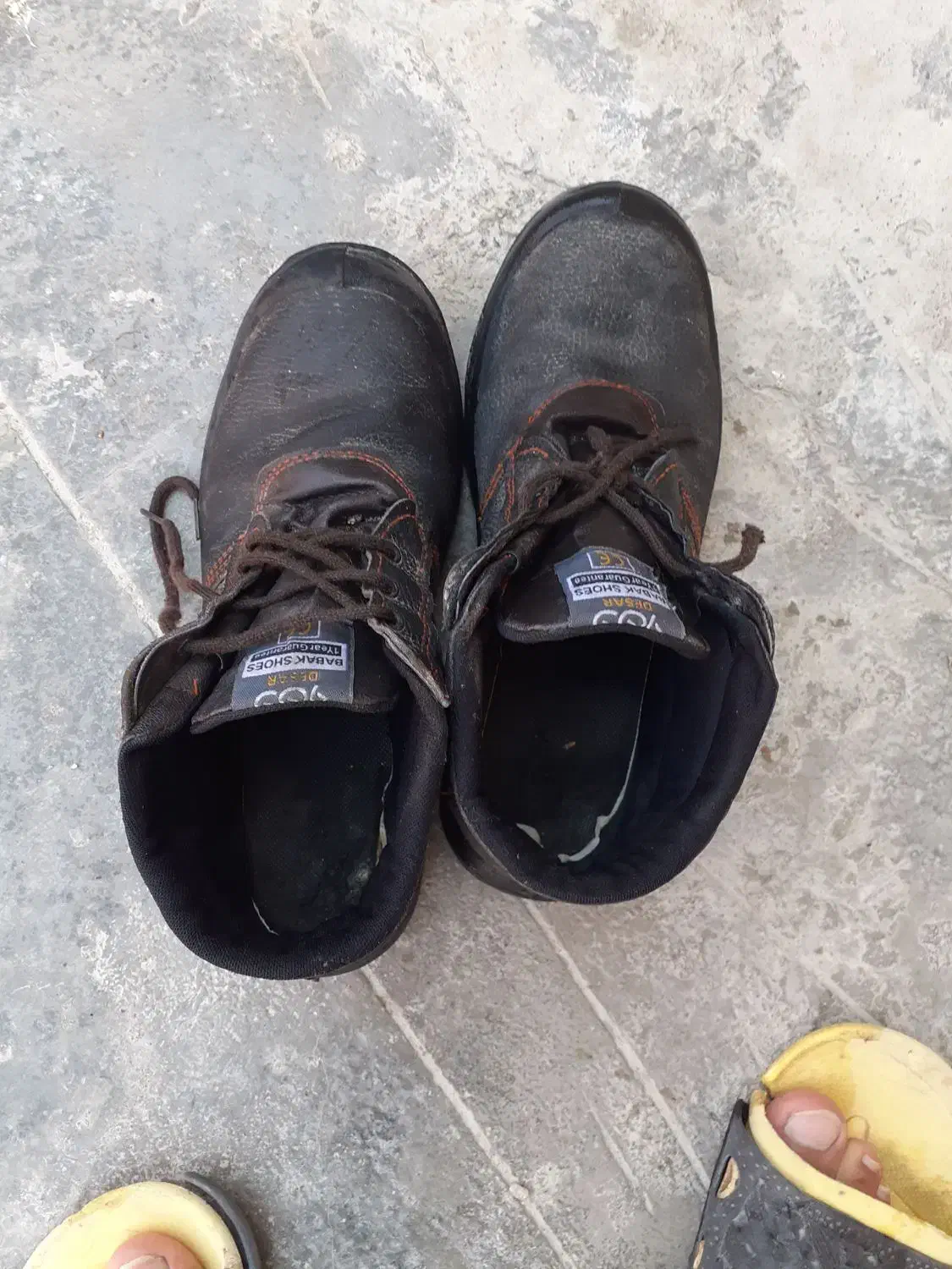 یک جفت کفش|کیف، کفش، کمربند|مسجد سلیمان, |دیوار