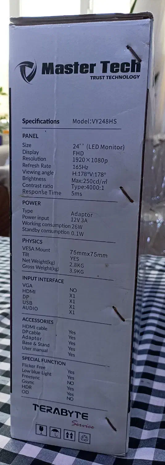 مانیتور ۲۴ اینچ مستر تک|قطعات و لوازم جانبی رایانه|بندرعباس, |دیوار