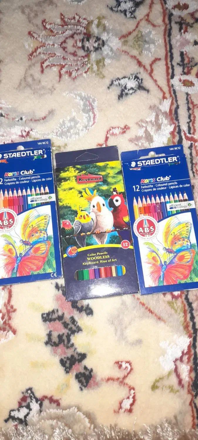 مداد رنگی ۱۲ تا|لوازم التحریر|تهران, باغ فیض|دیوار