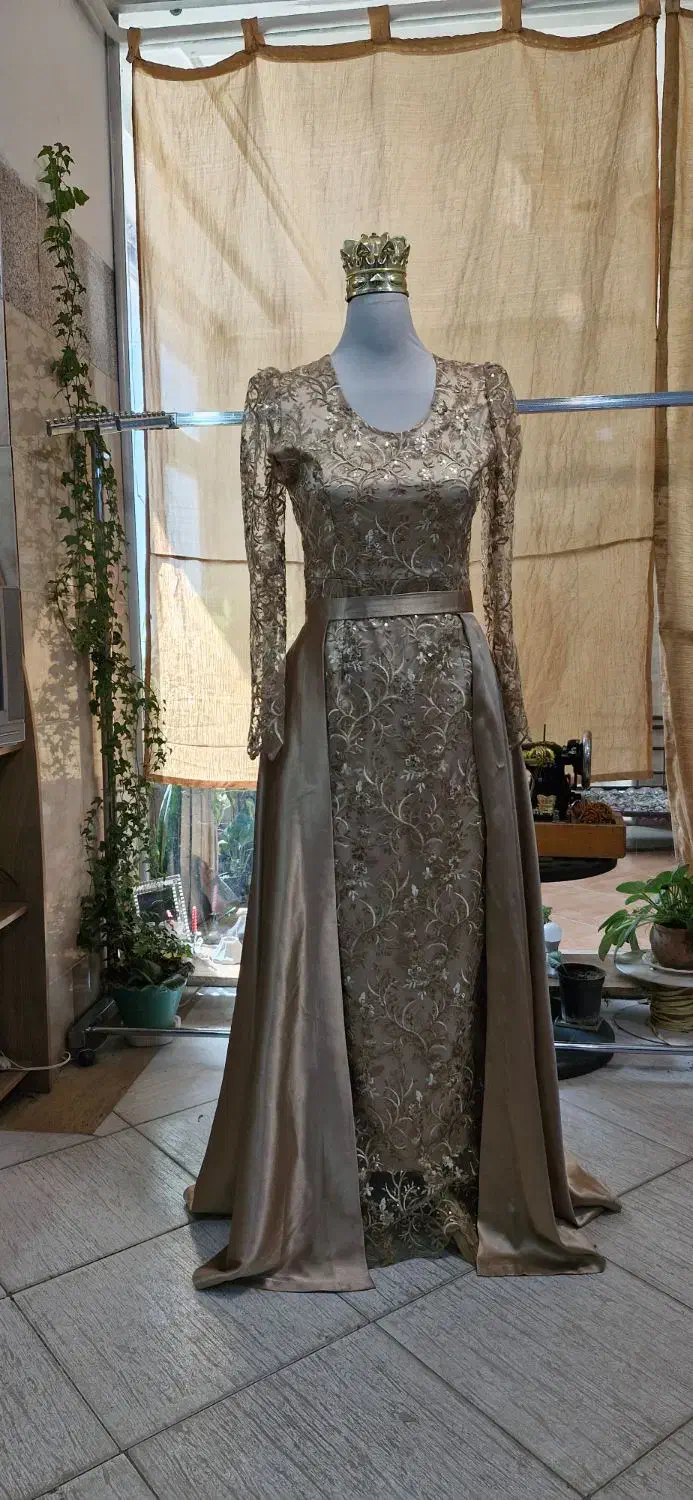 پیراهن مجلسی دو دامنه|لباس|تویسرکان, |دیوار