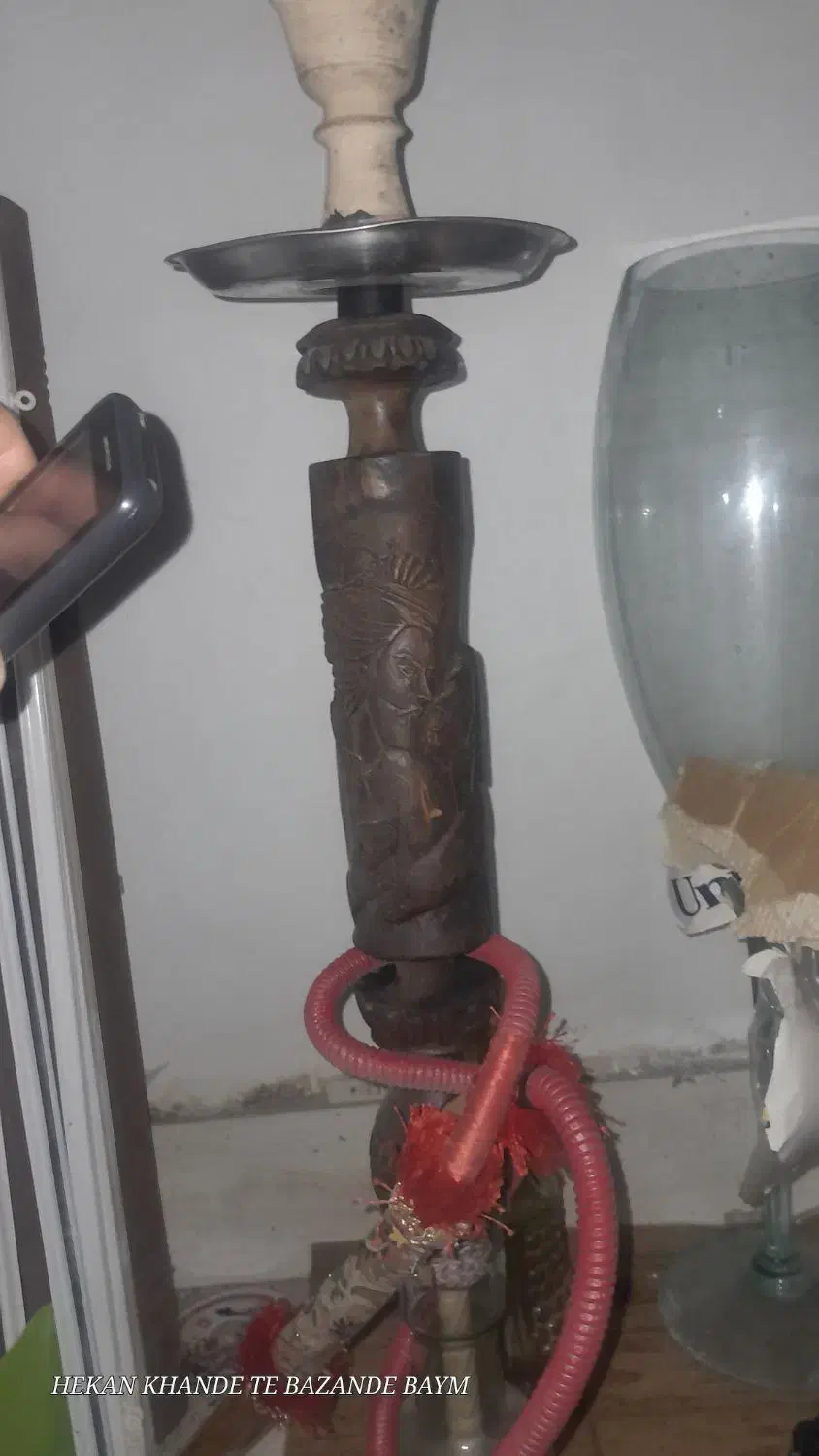 قلیان سرخ دار دوسیب|زیورآلات و اکسسوری|کردکوی, |دیوار