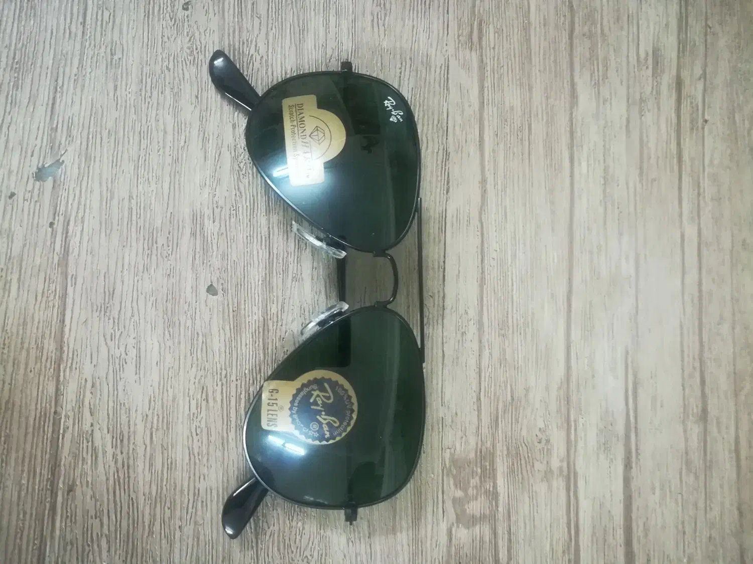 عینک ریبن خلبانی آفتابی دودی ساخت ایتالیا|زیورآلات و اکسسوری|اردکان, |دیوار