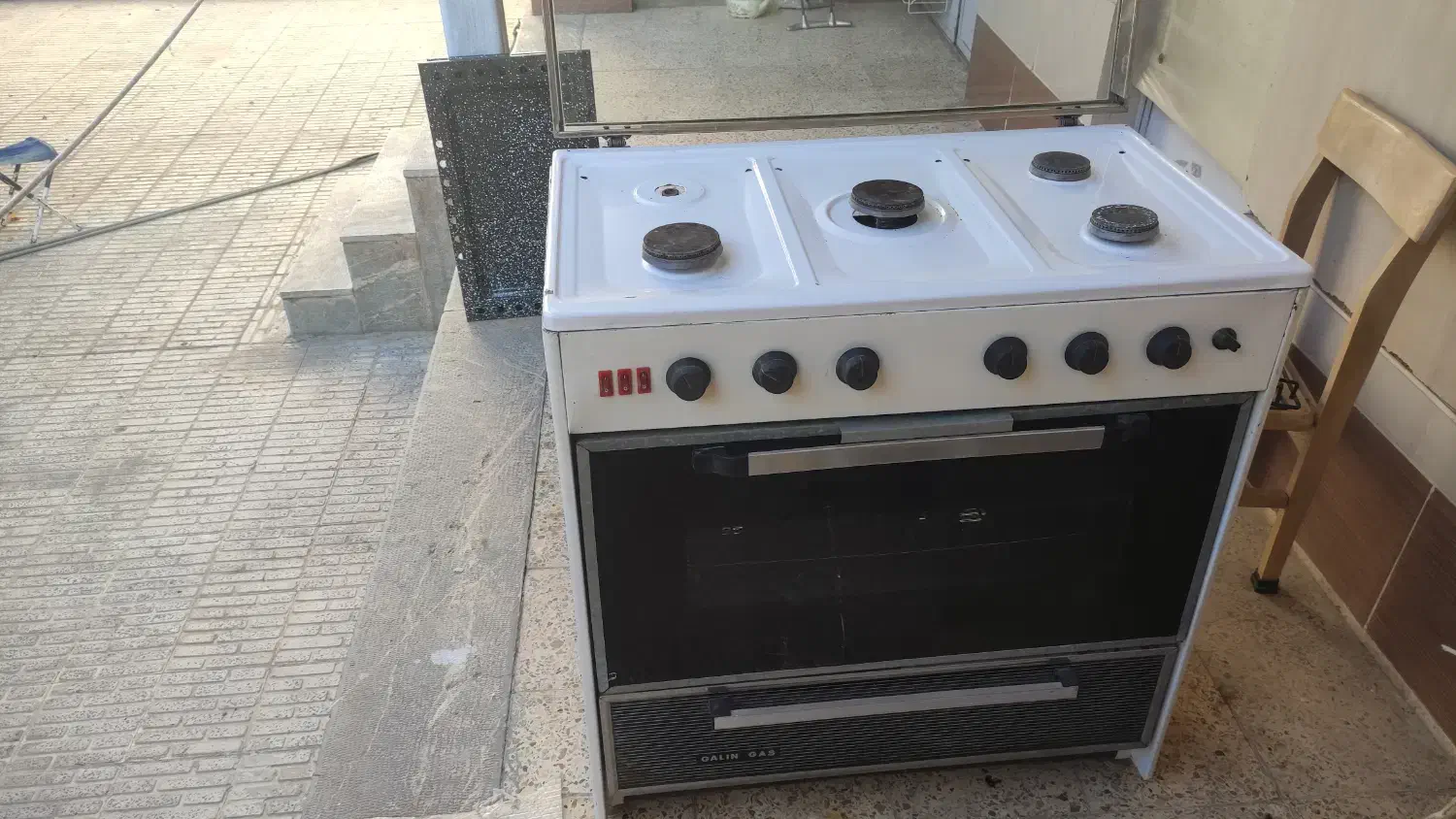 اجاق گاز فر دار ودوجوجه.گردان|اجاق گاز و لوازم برقی پختوپز|شهرکرد, |دیوار