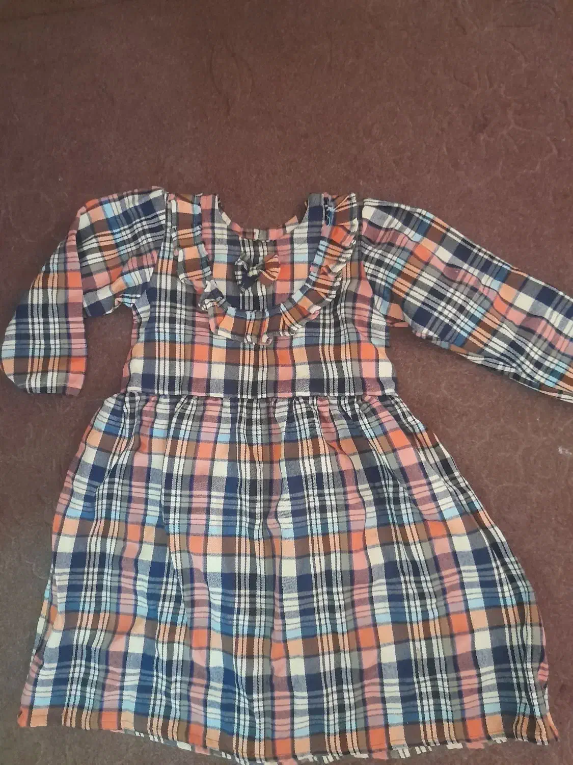 پیراهن چهارخونه پشمی|کفش و لباس بچه|رشت, آب و برق|دیوار