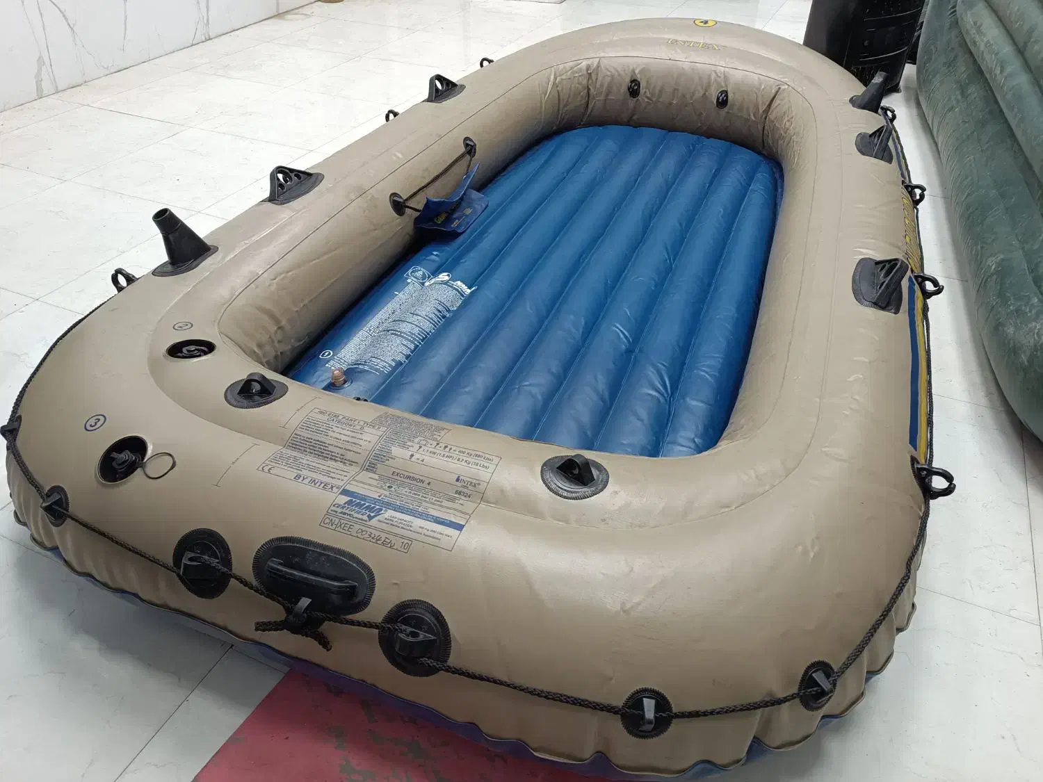 قایق بادی چهار نفره اینتکس|قایق و سایر وسایل نقلیه|اسلامشهر, شهرک قائمیه|دیوار