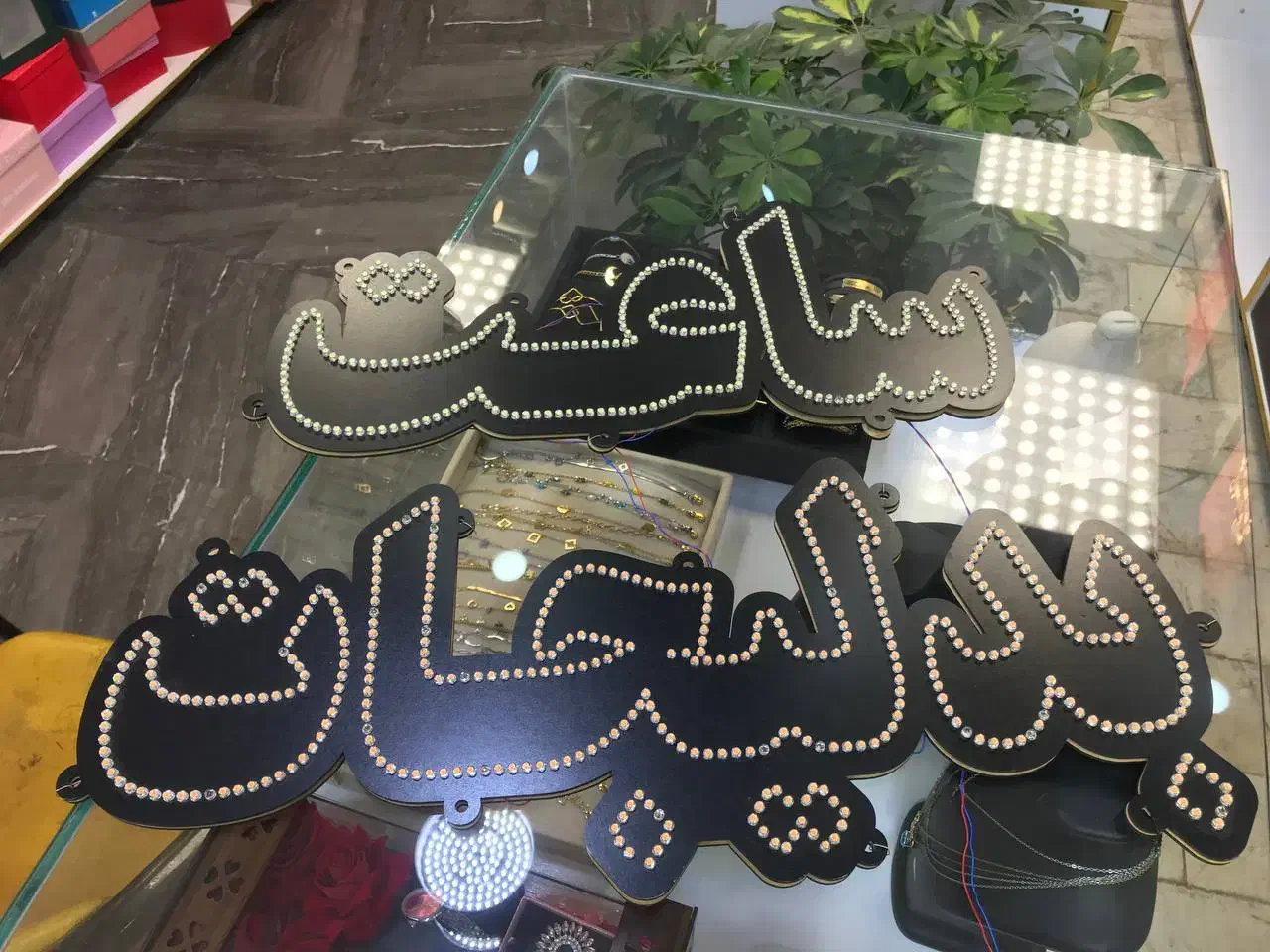 نئون ساعت و بدلیجات|ریسه و چراغ تزئینی|گلستان (تهران), |دیوار