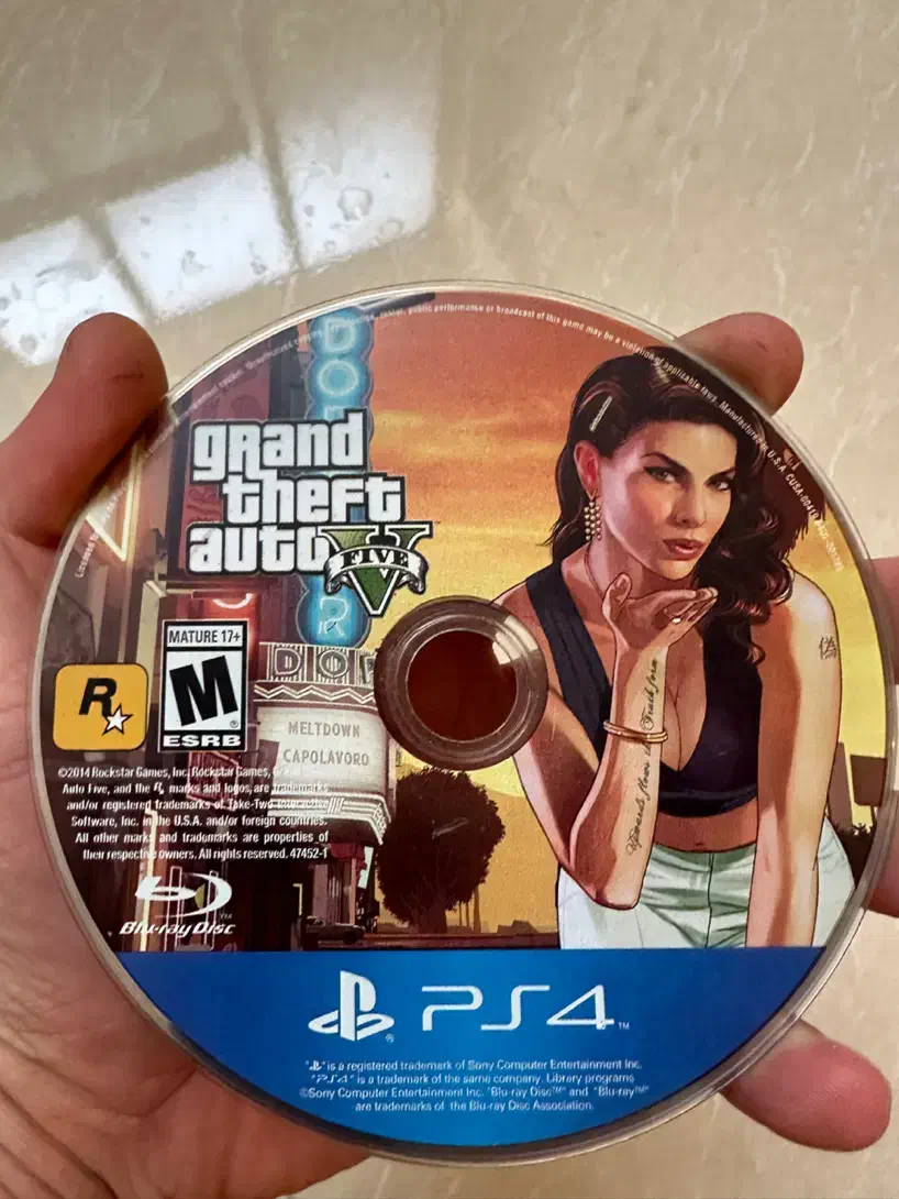 دیسک gta v برای ps4 ps5|کنسول، بازی ویدئویی و آنلاین|محمدشهر, همایون ویلا|دیوار