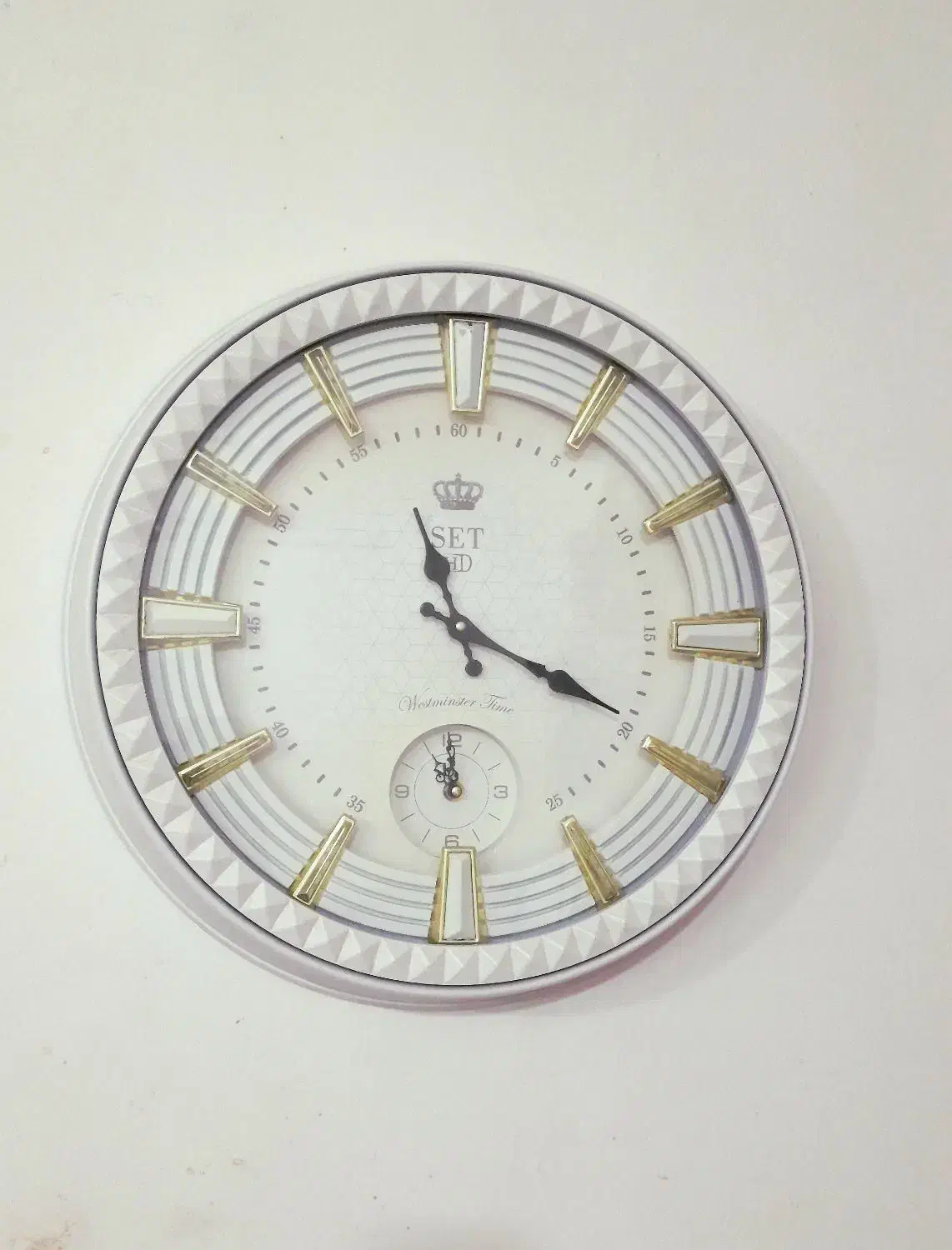 ساعت دیواری دو موتوره set|ساعت دیواری و تزئینی|مشهد, طبرسی شمالی|دیوار