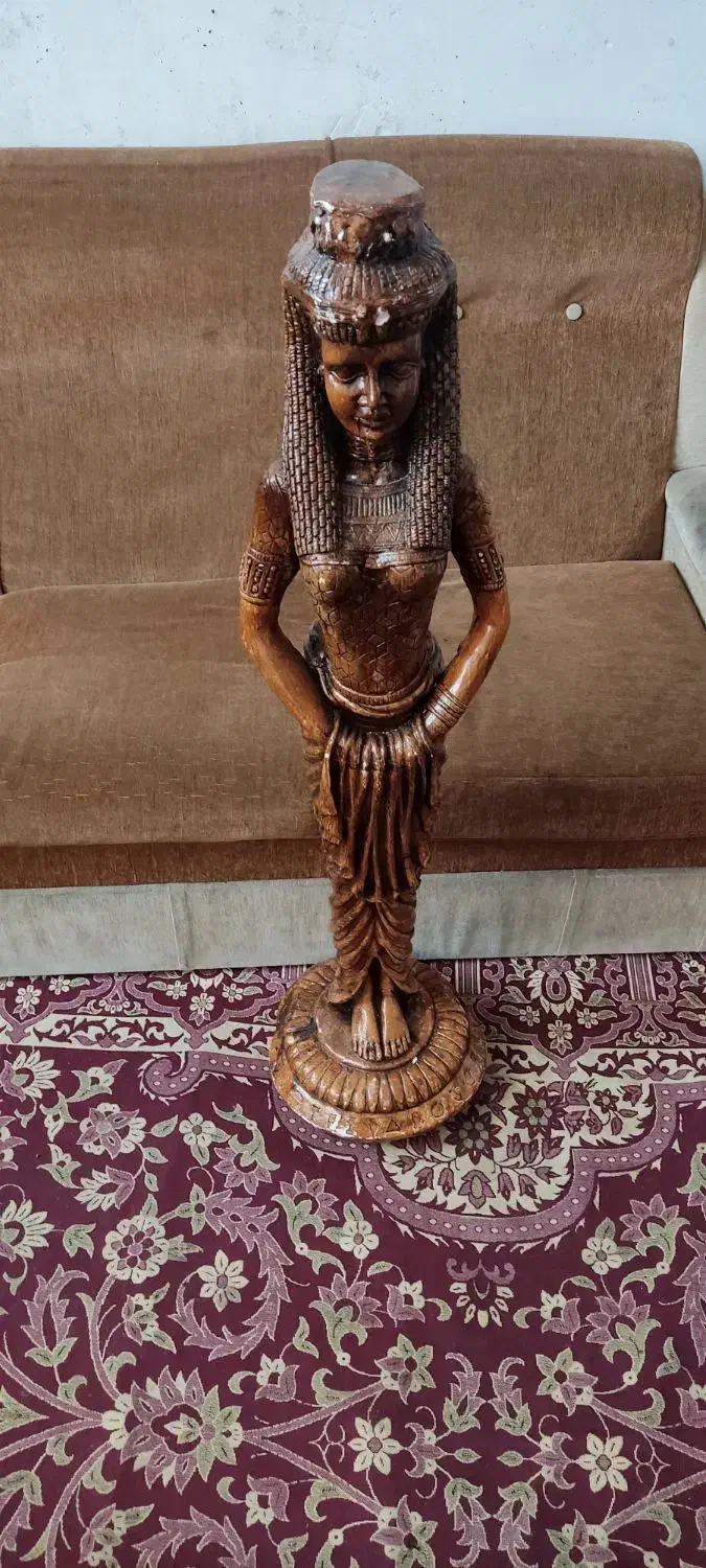 مجسمه زن مصری|مجسمه، تندیس، ماکت|بندرعباس, |دیوار