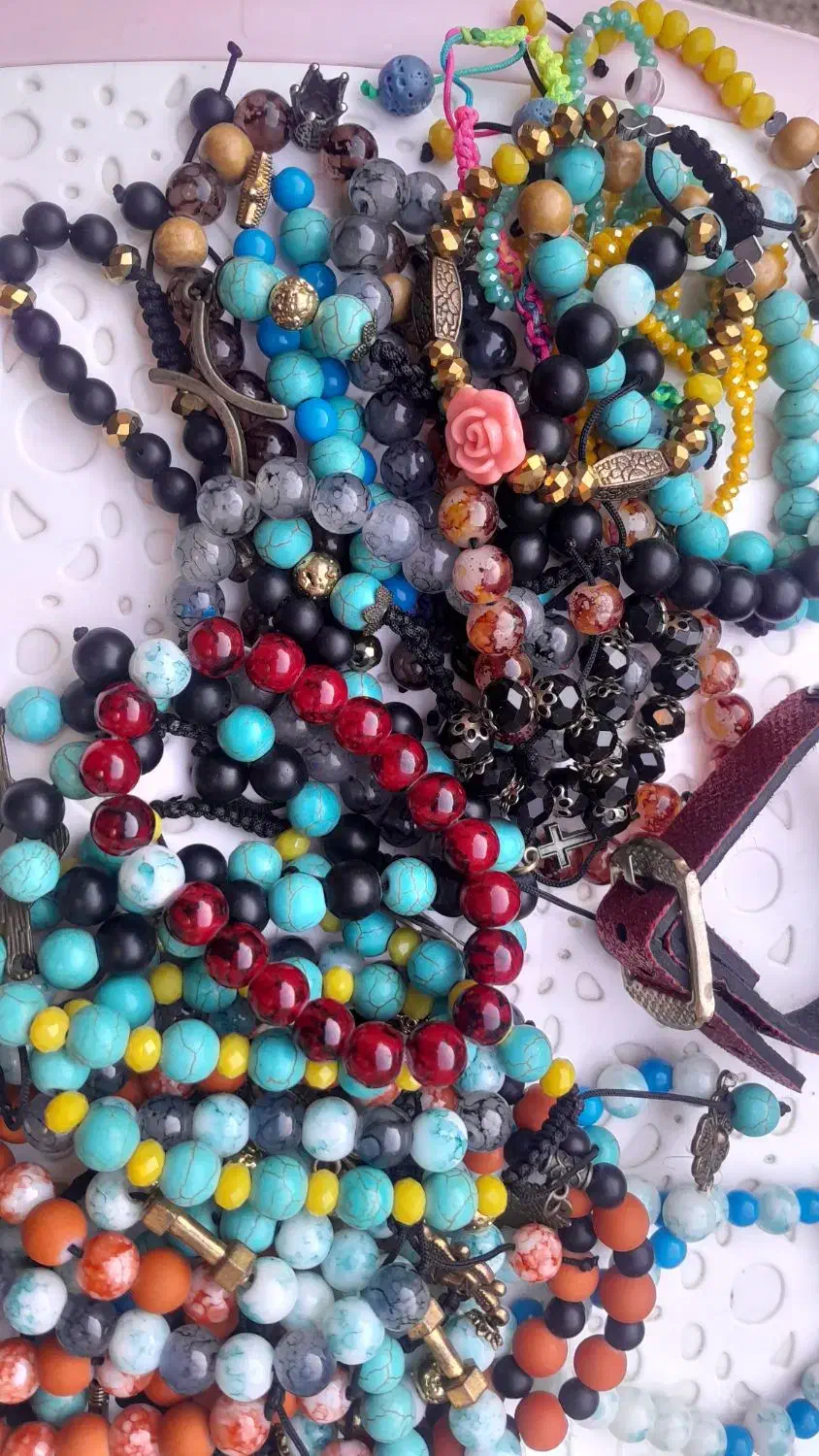 دستبندمهره ای ست نو|بدلیجات|تبریز, |دیوار