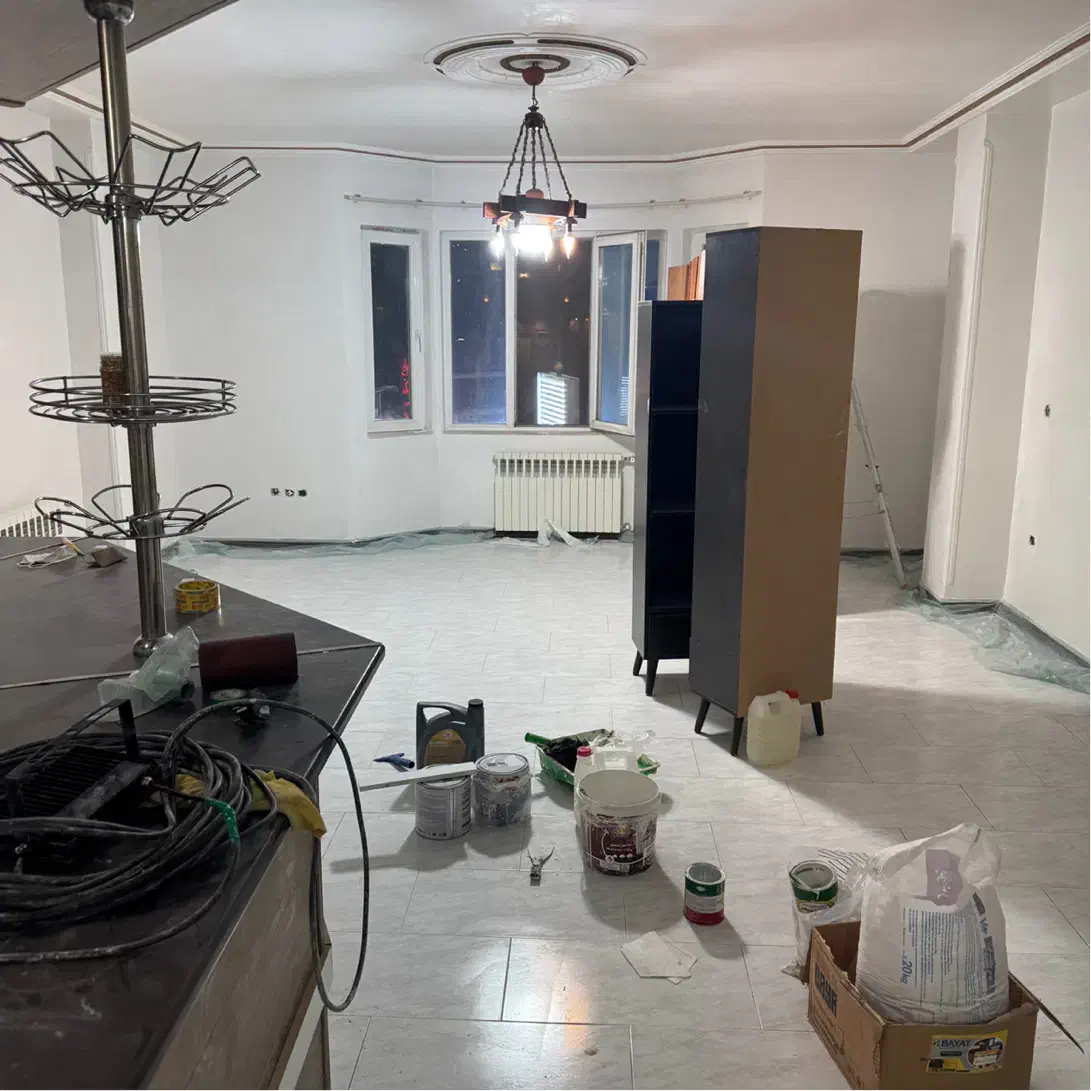 نقاشی  رنگ امیزی نما و داخل ساختمان ترمووال|خدمات پیشه و مهارت|کلاردشت, |دیوار