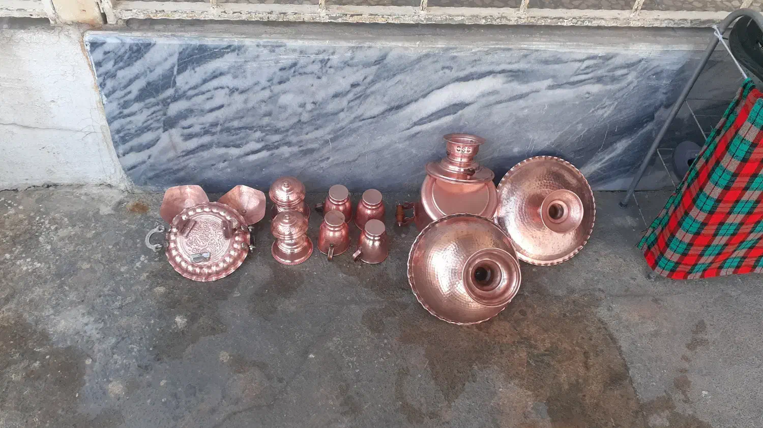 ظروف های مسی برای آشپزخانه|ظروف سرو و پذیرایی|شاهین دژ, |دیوار