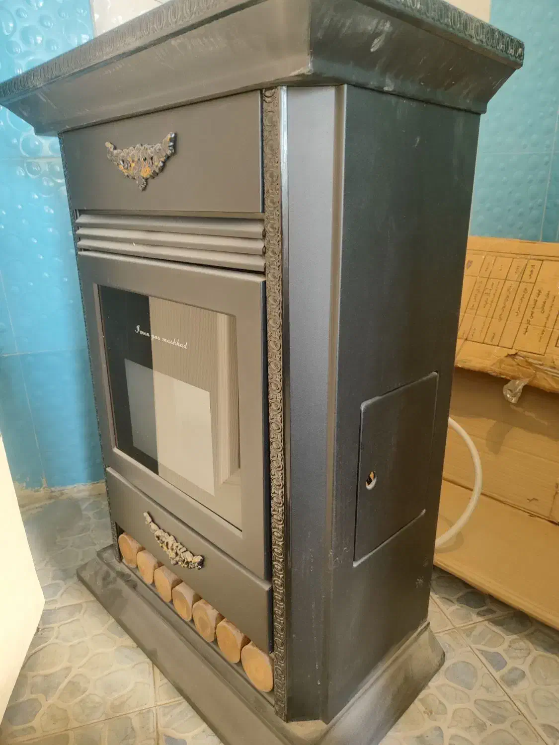 بخاری گازی طرح شومینه|بخاری، هیتر، شومینه|تهران, دولتخواه شمالی|دیوار