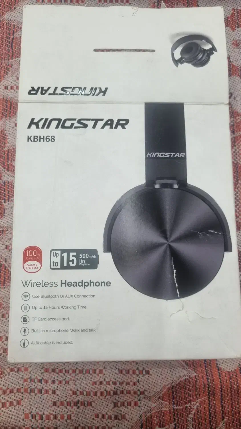 هدفون بیسیم کینگ استار|قطعات و لوازم جانبی رایانه|تهران, خلازیر|دیوار