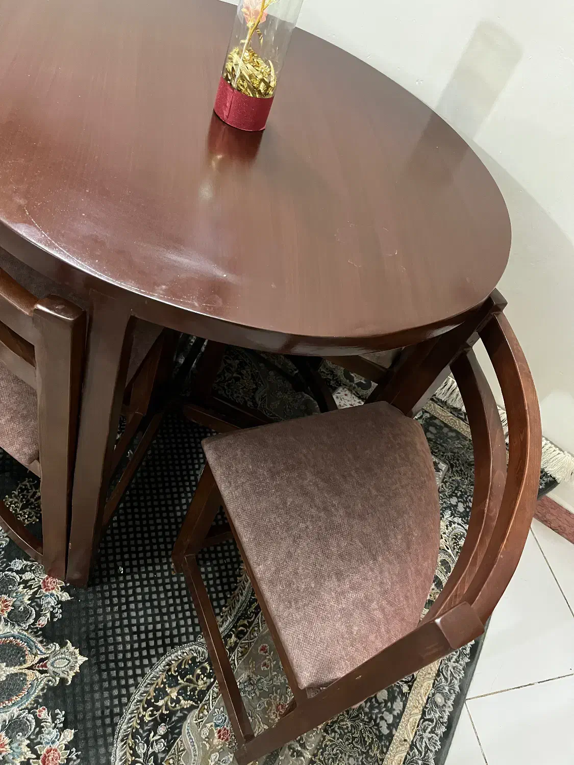 میز ناهارخوردی۴نفره کمجا|میز و صندلی غذاخوری|تهران, آذری|دیوار