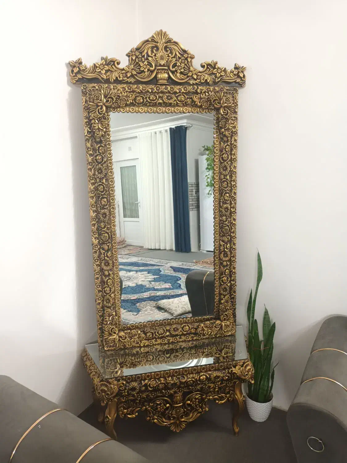 آینه قدی زیبا و نو|آینه|بجنورد, |دیوار