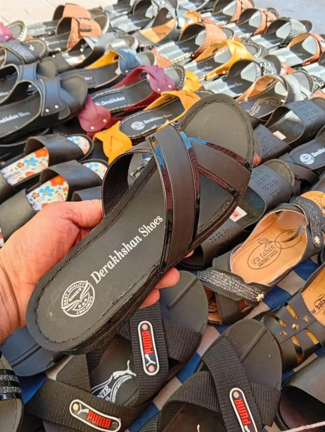 دمپایی زنانه دور دوخت کیفیت بالا عمده و تک|کیف، کفش، کمربند|شیراز, بازار|دیوار